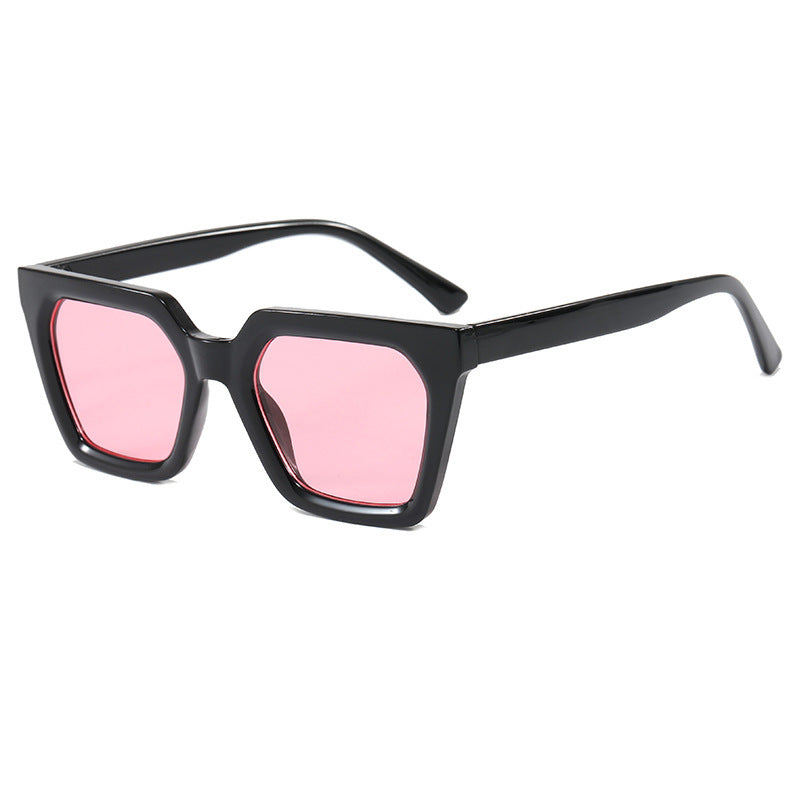 Damen geometrische Sonnenbrille im luxuriösen Acetat-Rahmen Karnz