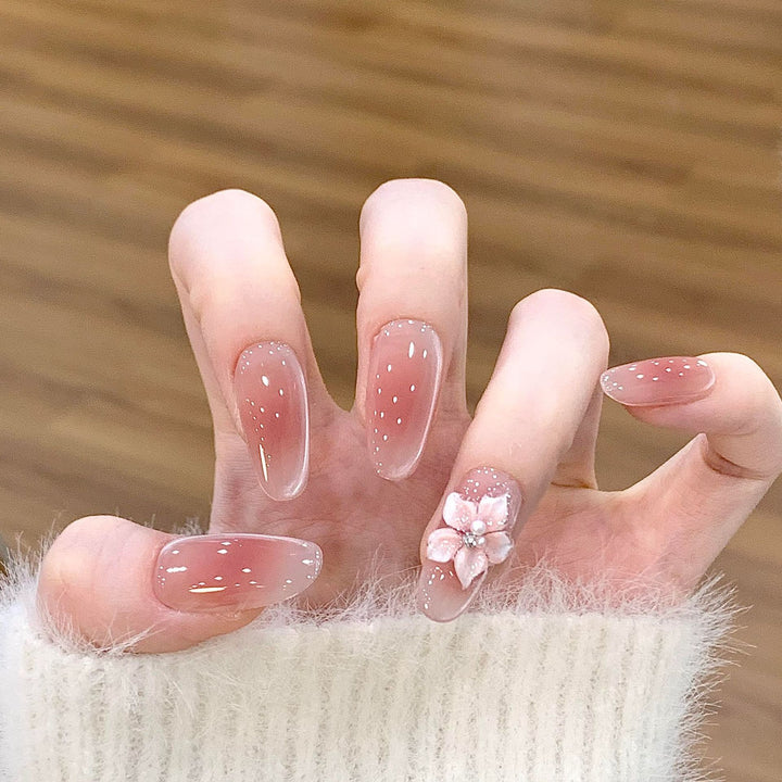 Glänzendes Ombré Press-On Nagelset