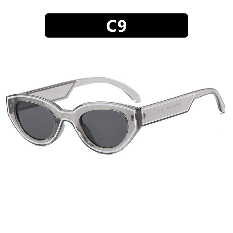 Damen Cat-Eye Sonnenbrille mit innovativem Rahmen Karnz