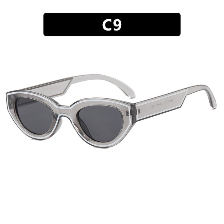 Damen Cat-Eye Sonnenbrille mit innovativem Rahmen Karnz