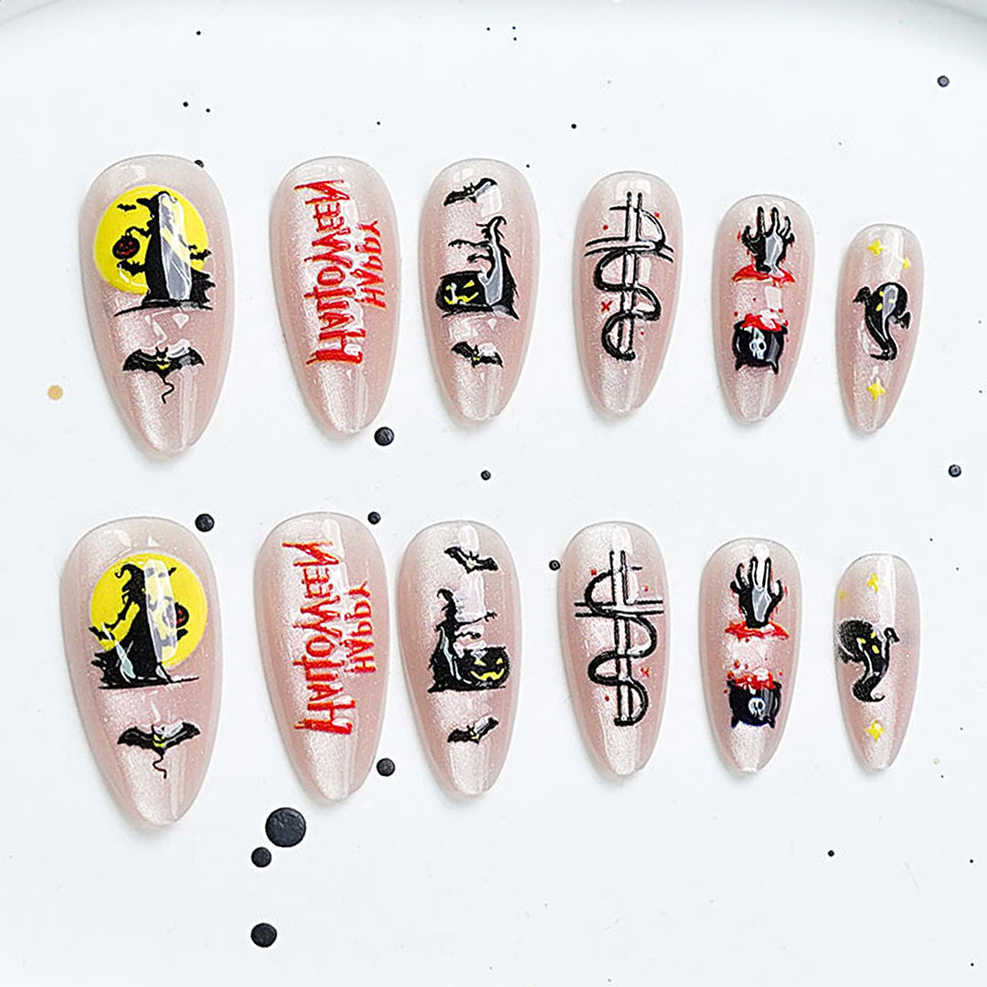 Halloween-Themen Nagelkunst Set Karnz