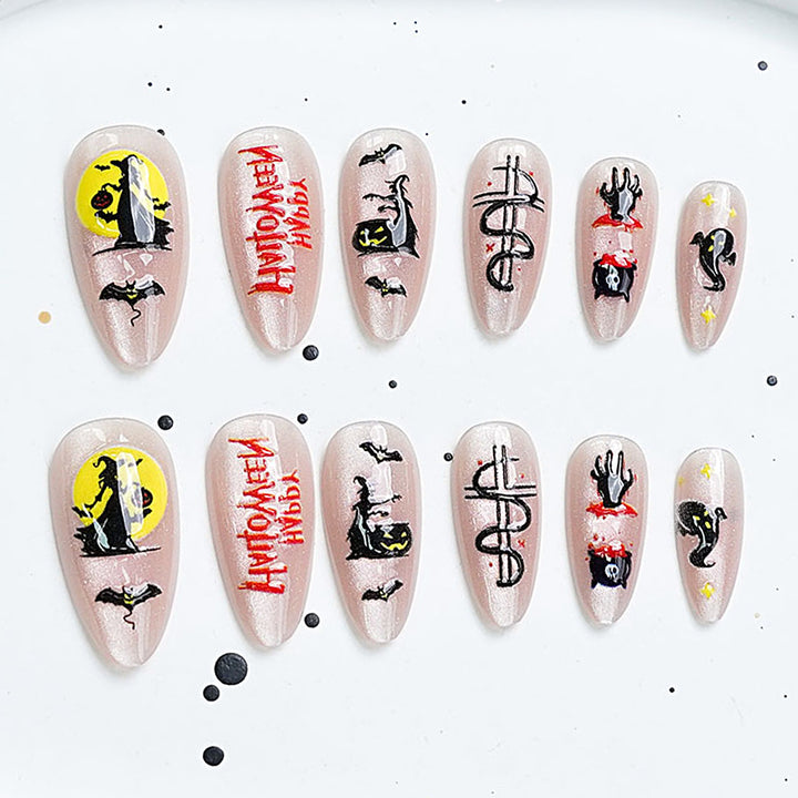 Halloween-Themen Nagelkunst Set Karnz