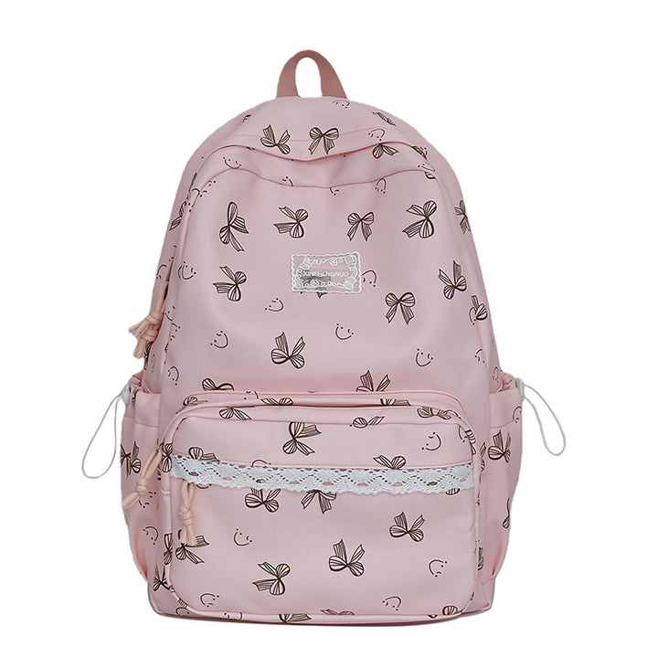 Feminine Schleifenmuster Casual Rucksack Karnz