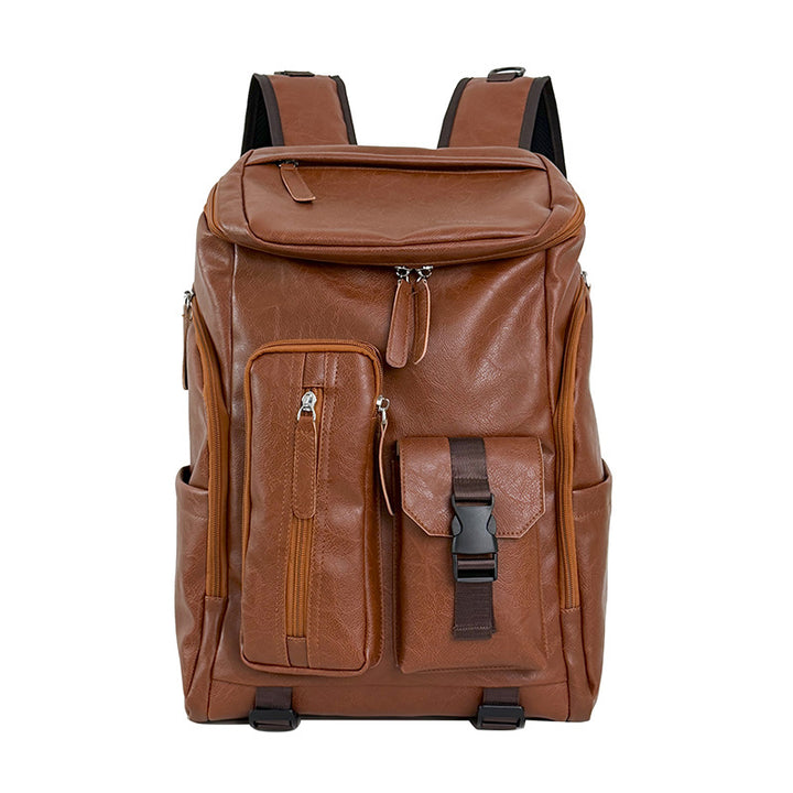 Multifunktionaler Leder-Rucksack Karnz