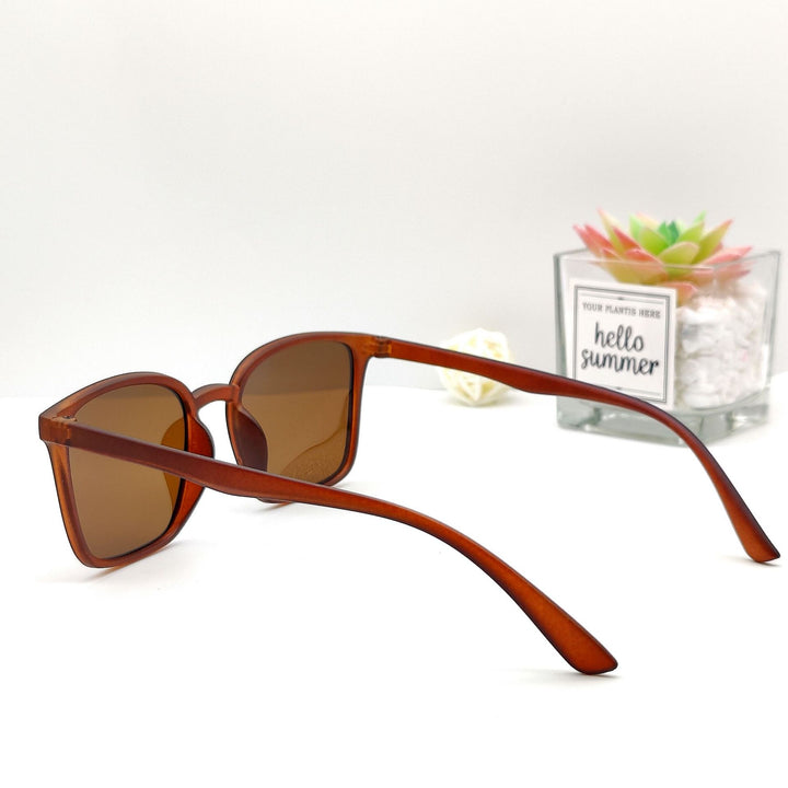 Damen vielseitige quadratische Sonnenbrille Karnz