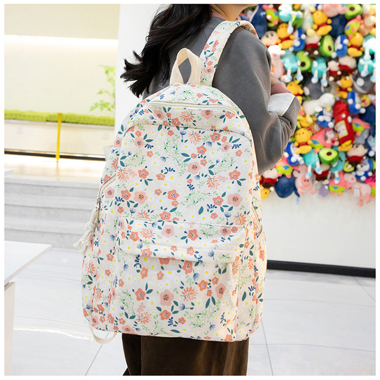 Blütenmuster Rucksack Karnz