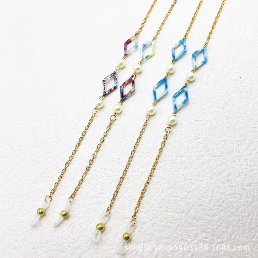 Elegante geometrische Halskette Karnz