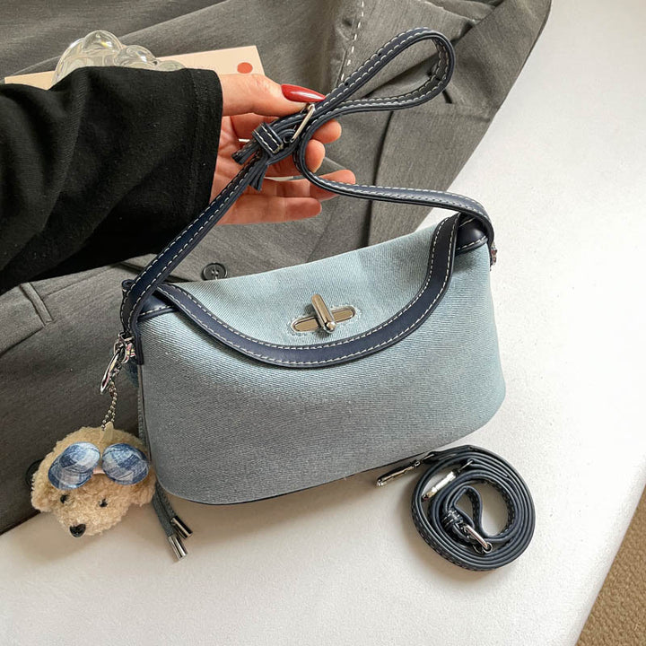 Stylische Denim Umhängetasche Karnz