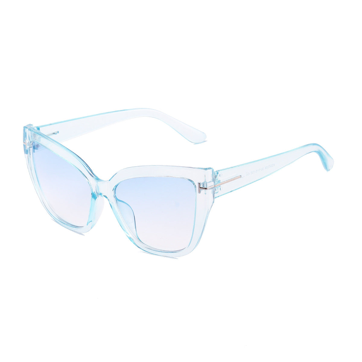 Damen Cat-Eye Sonnenbrille mit modischem Strukturrahmen Karnz
