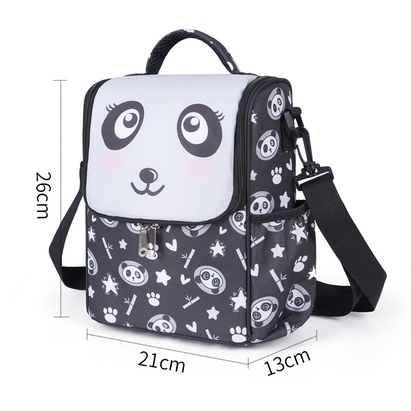 Süßes Panda-Print isolierte Lunch Tasche