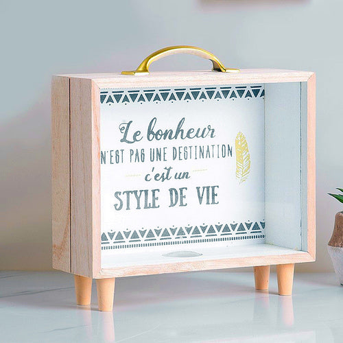 Dekorative Holz-Display-Box