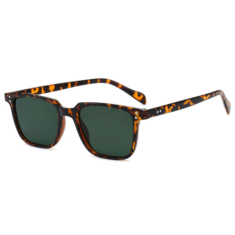 Damen modische quadratische Sonnenbrille mit einzigartigen Gläsern Karnz