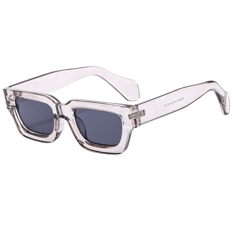 Damen Sonnenbrille im modernen und futuristischen Rechteckdesign Karnz