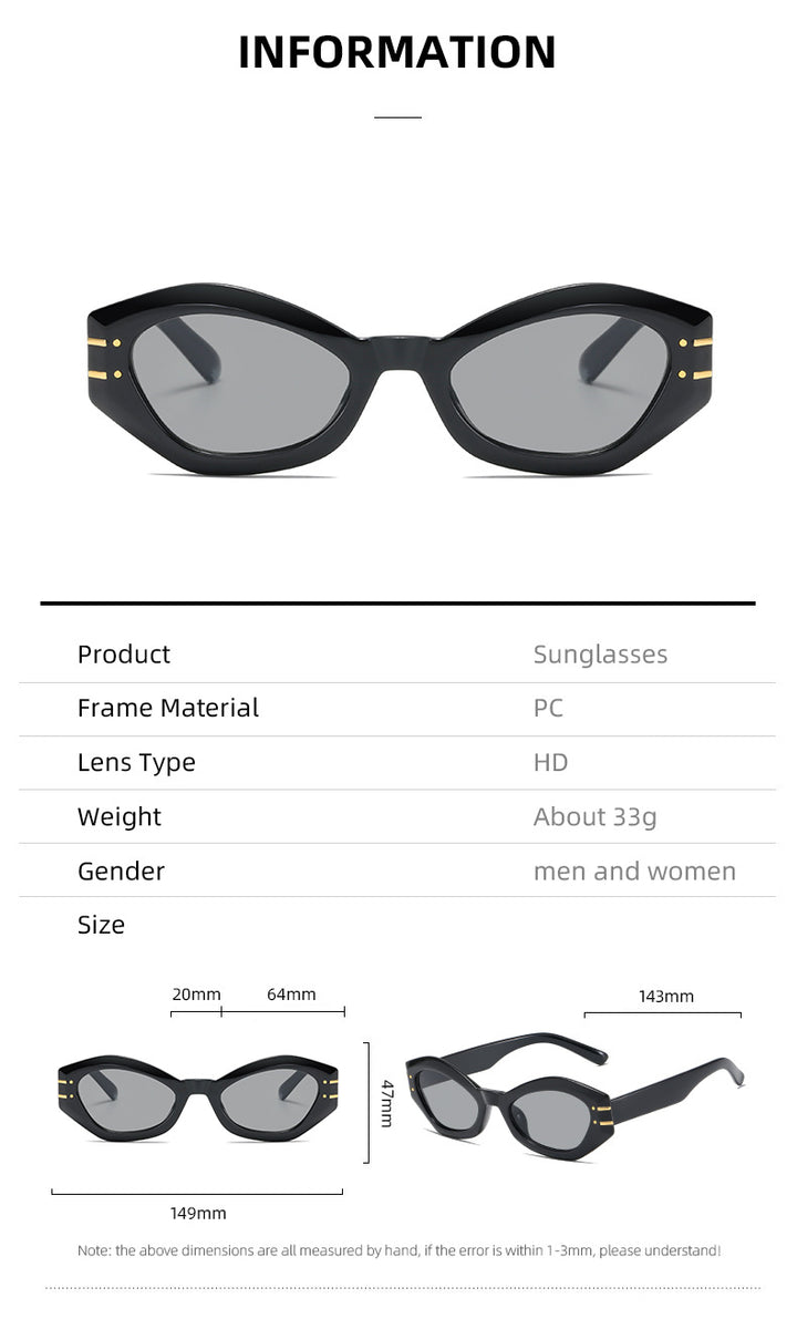 Damen Cateye Sonnenbrille Karnz