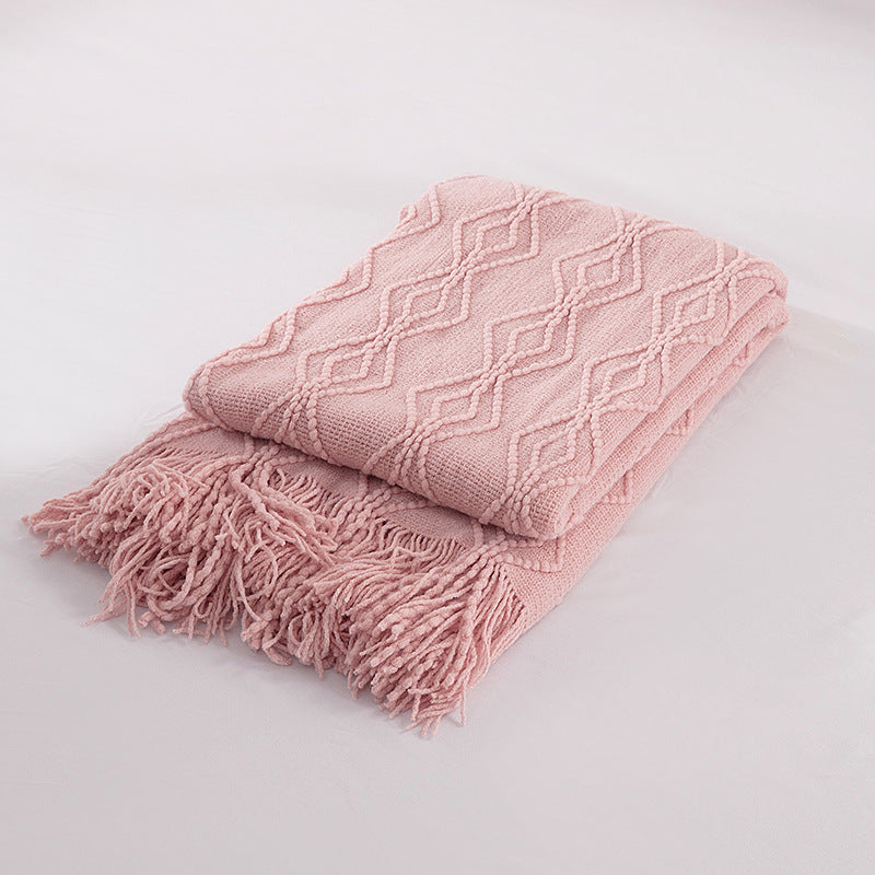 Haus Dekoratives Strickdecke