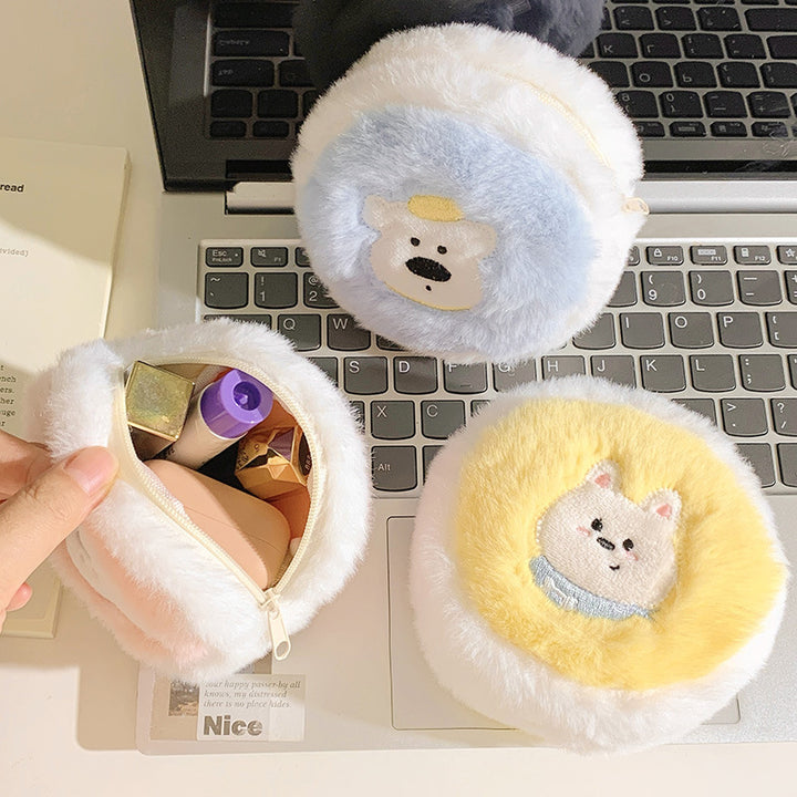 Flauschiges Tiermotiv Kissen Karnz