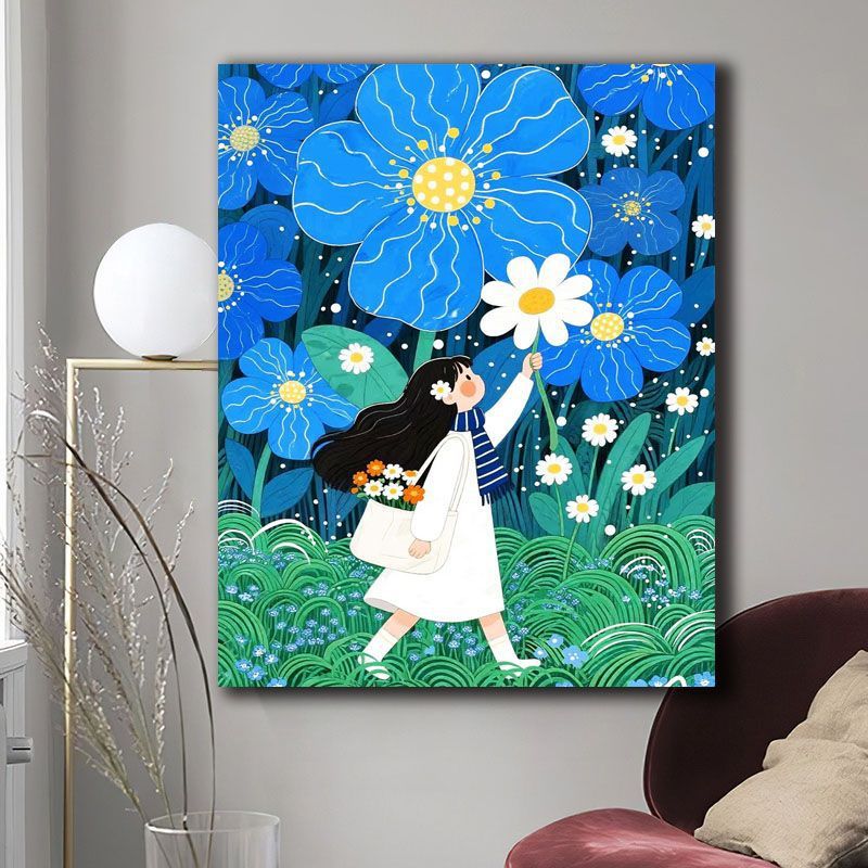 Floral Fantasy Wandkunst Karnz