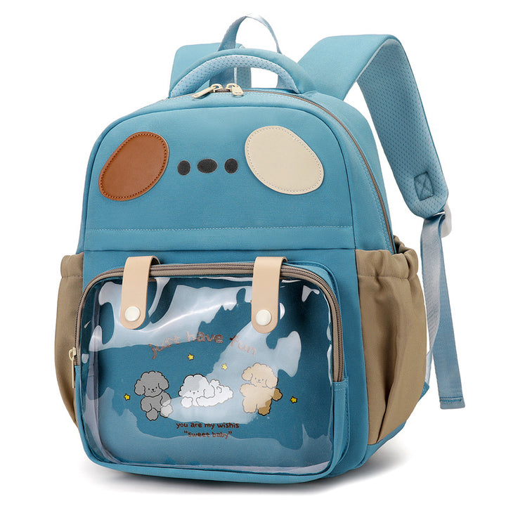 Rucksack mit Transparentem Fach und Verspieltem Design Karnz