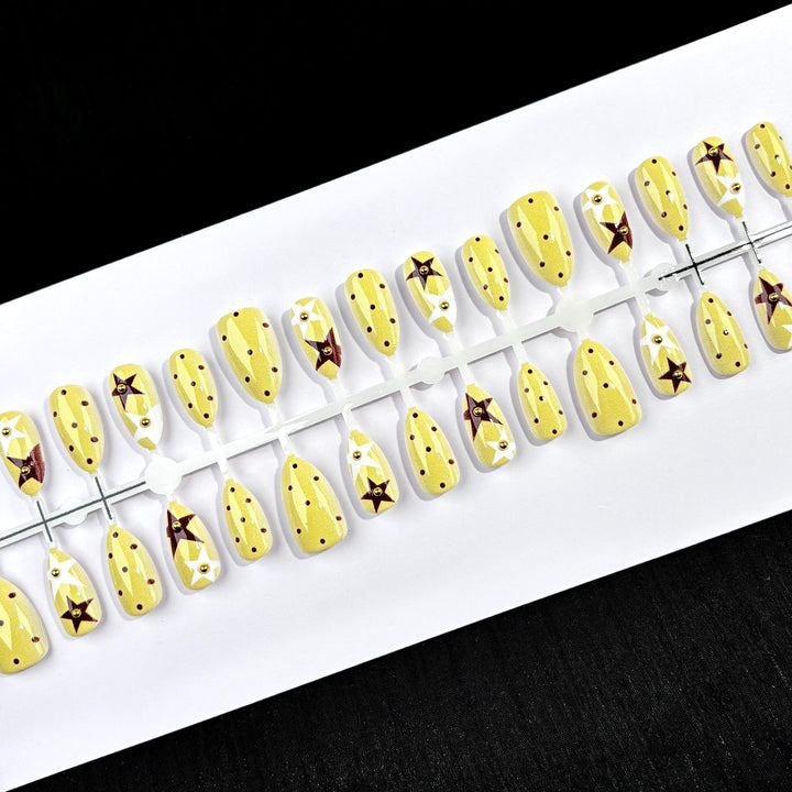 Premium Dekorative Druck-Nagelkunst-Set