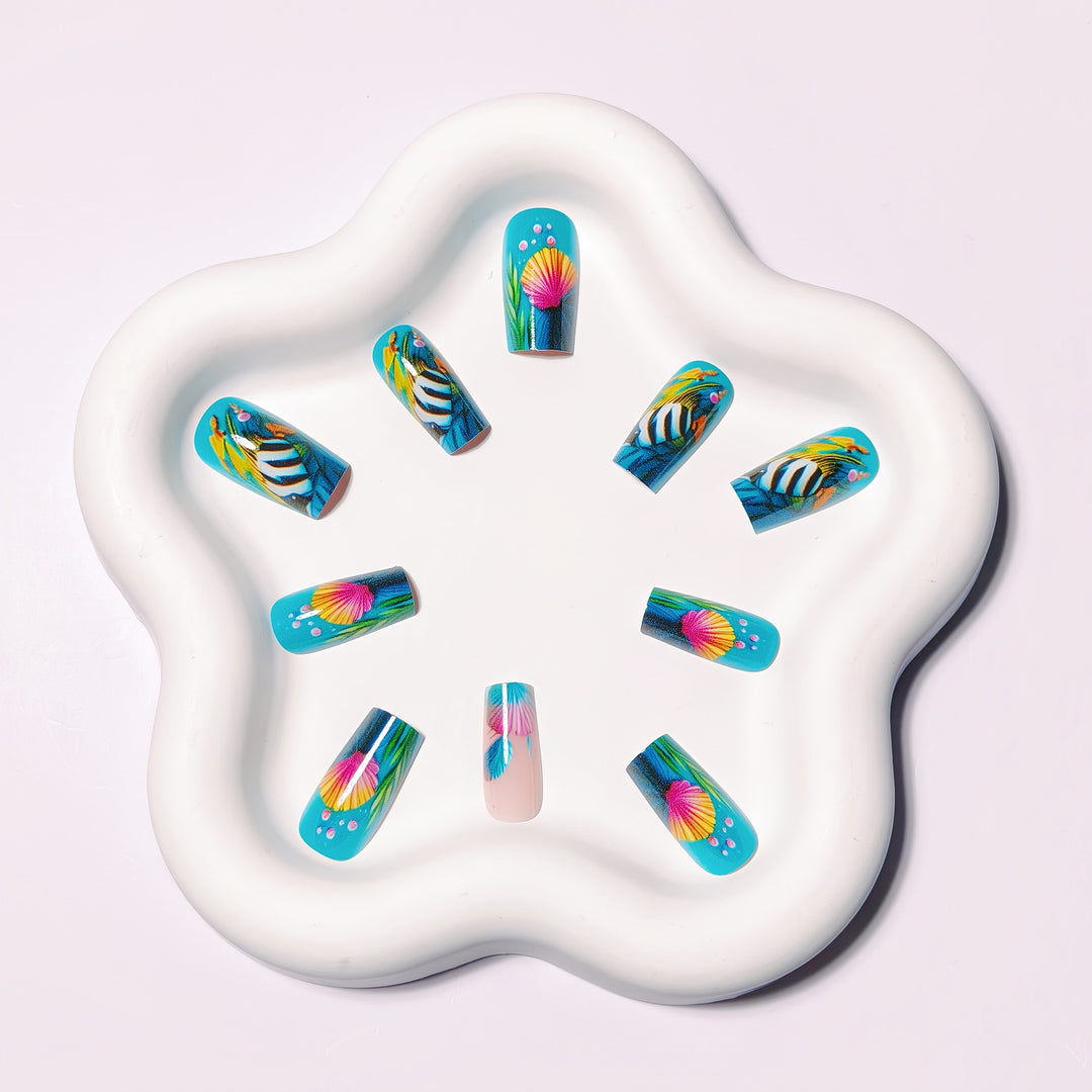 Kreatives Unterwasser Nageldesignset Karnz