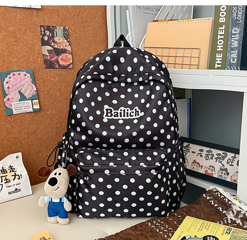 Gepunktetes Muster Freizeit-Rucksack