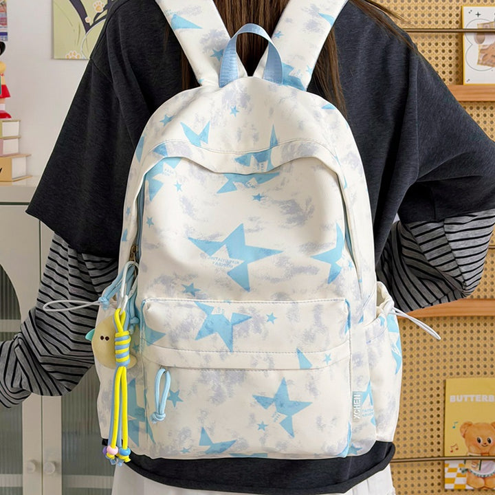 Trendiger Sternenbedruckter Rucksack Karnz