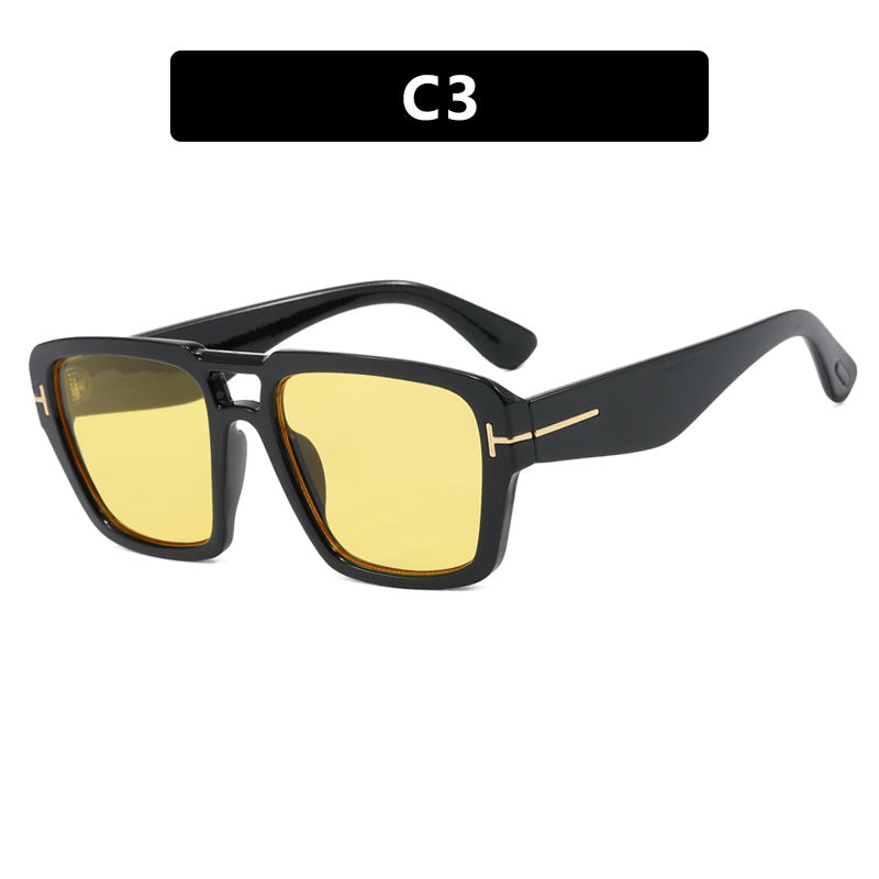 Damen modische quadratische Sonnenbrille Karnz