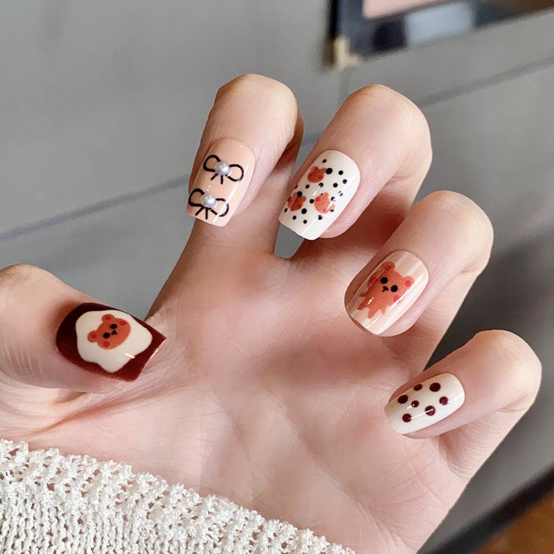 Kreatives Charakter-Design Press-On Nagelkunst Karnz