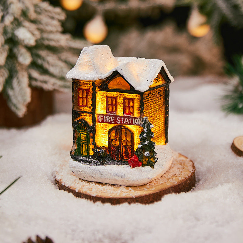 Dekorative Weihnachtsbeleuchtungshaus Karnz