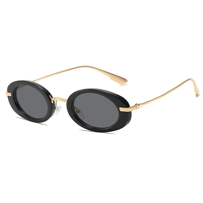 Elegante ovale Rahmen-Sonnenbrille Karnz