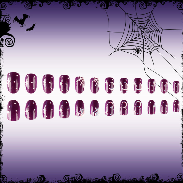 Verspielte Halloween-Themen-Nagelkunst Karnz