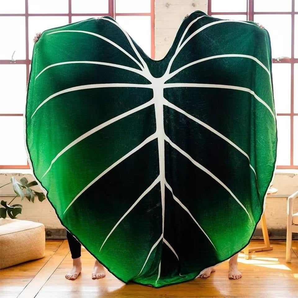 Blattförmige dekorative Wurfsdecke