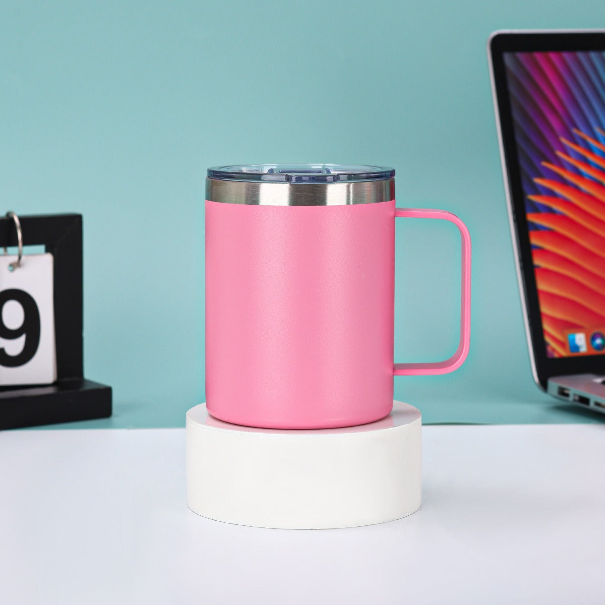 Damen isolierter Kaffee-Genussbecher mit ergonomischem Griff Karnz