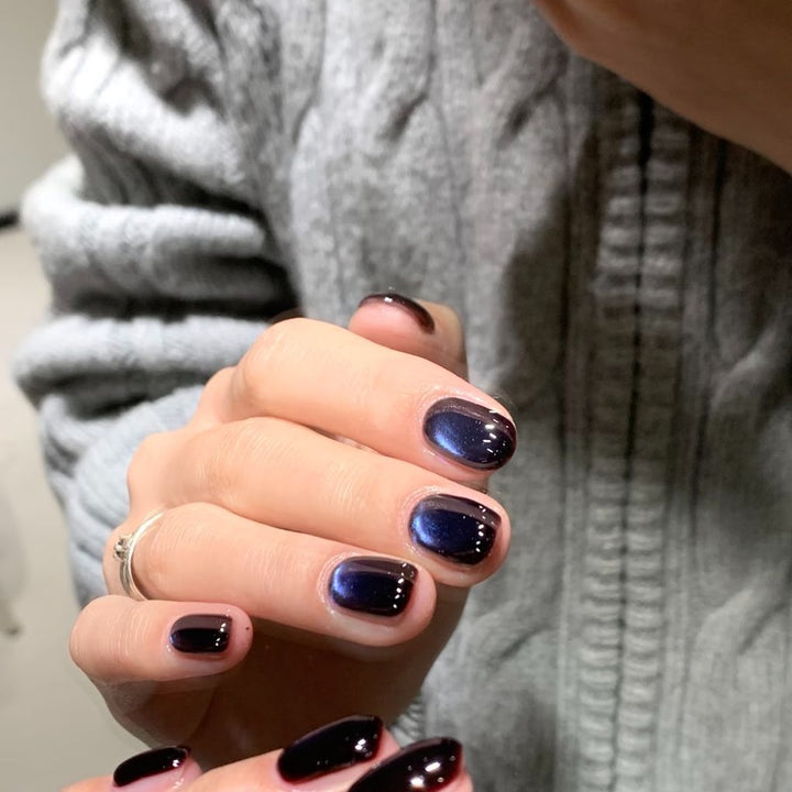 Magnetische Ombre Nagelkunst