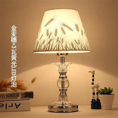 Dekorative Glas Schirm Tischlampe