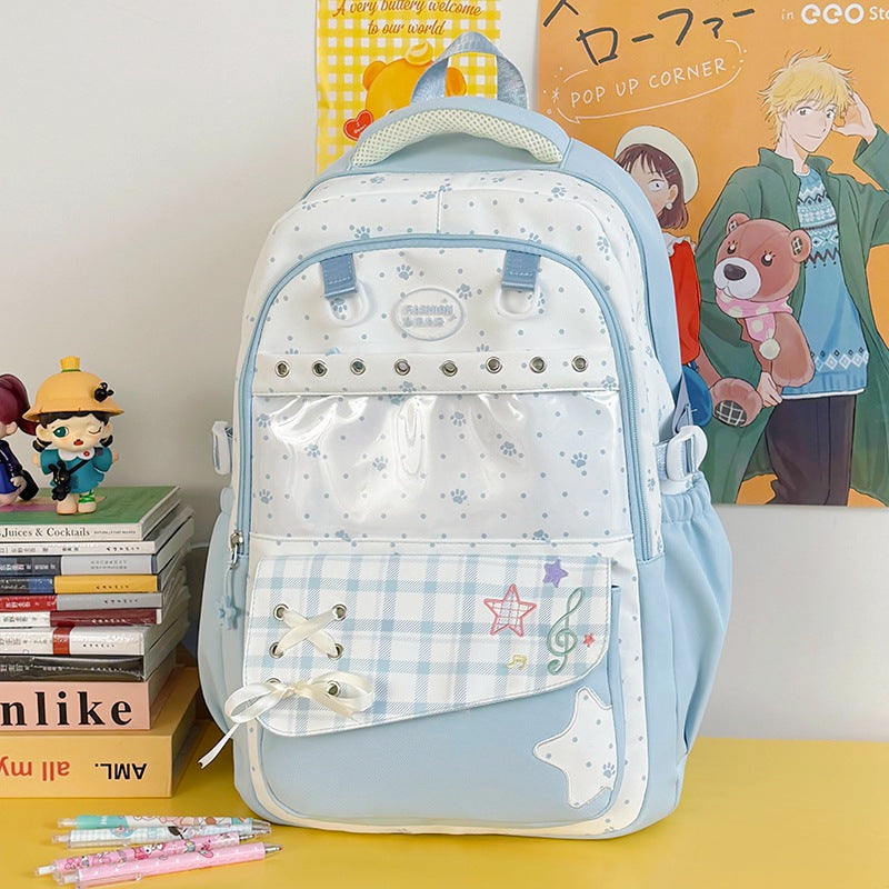 Stylische Grafikdesign-Schulrucksack Karnz