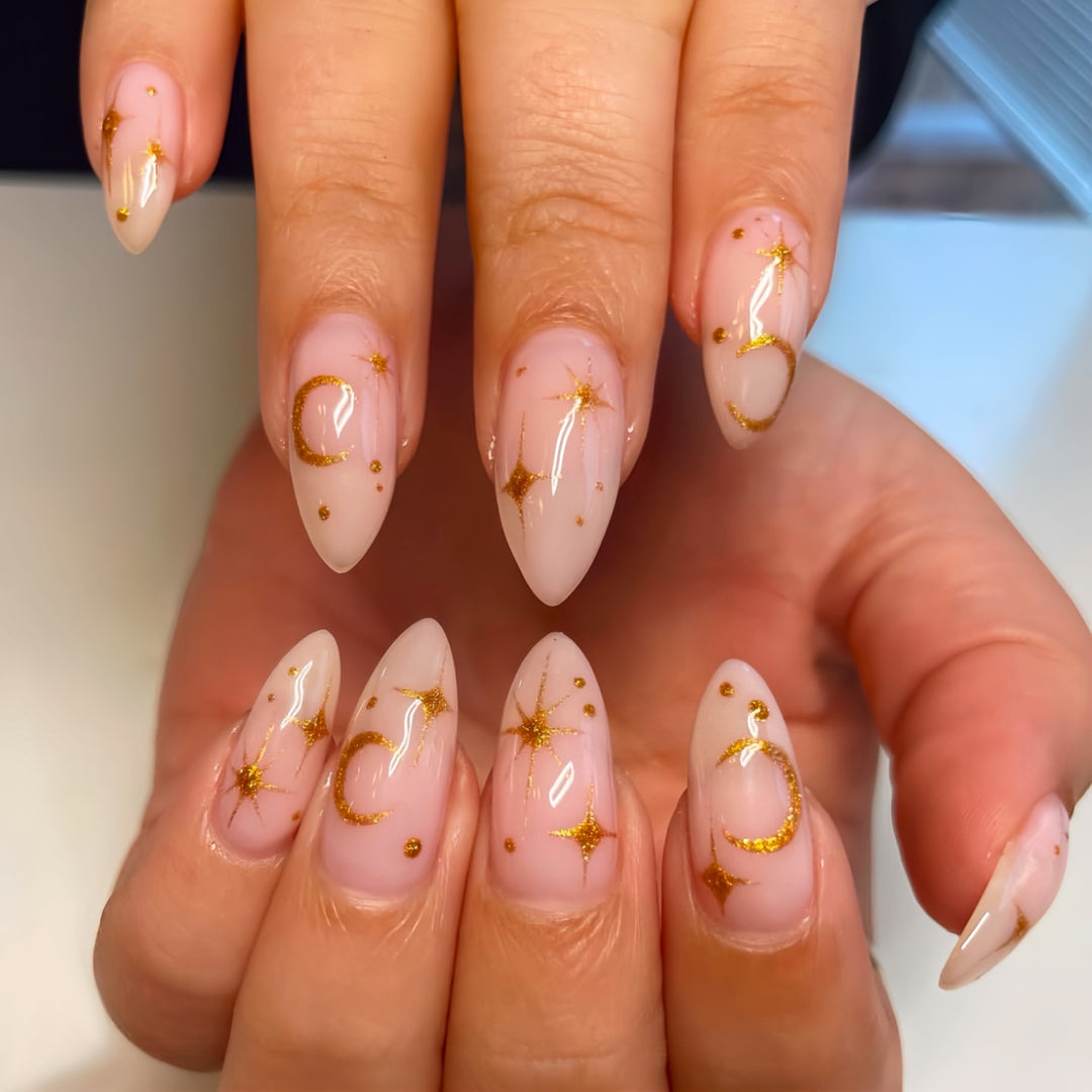 Celestial Design Press-On Nagelkunst Karnz