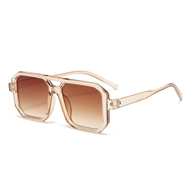 Damen Geometrische Sonnenbrille mit stylischem Muster Karnz