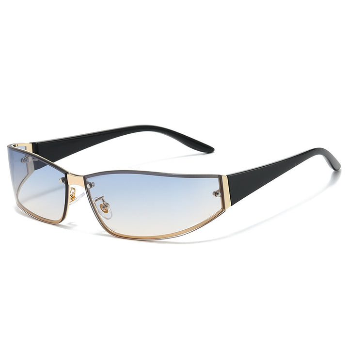 Stylische Cat-Eye Shield Sonnenbrille Karnz
