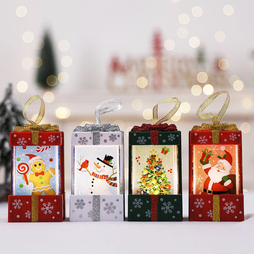 Dekorative LED Geschenkschachtel Ornamente