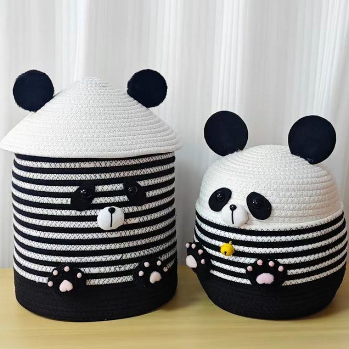 Lustiger Sitzpuff Im Pandadesign Karnz