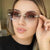 Damen runde Sonnenbrille mit elegantem Holzrahmen und UV-Schutz Karnz