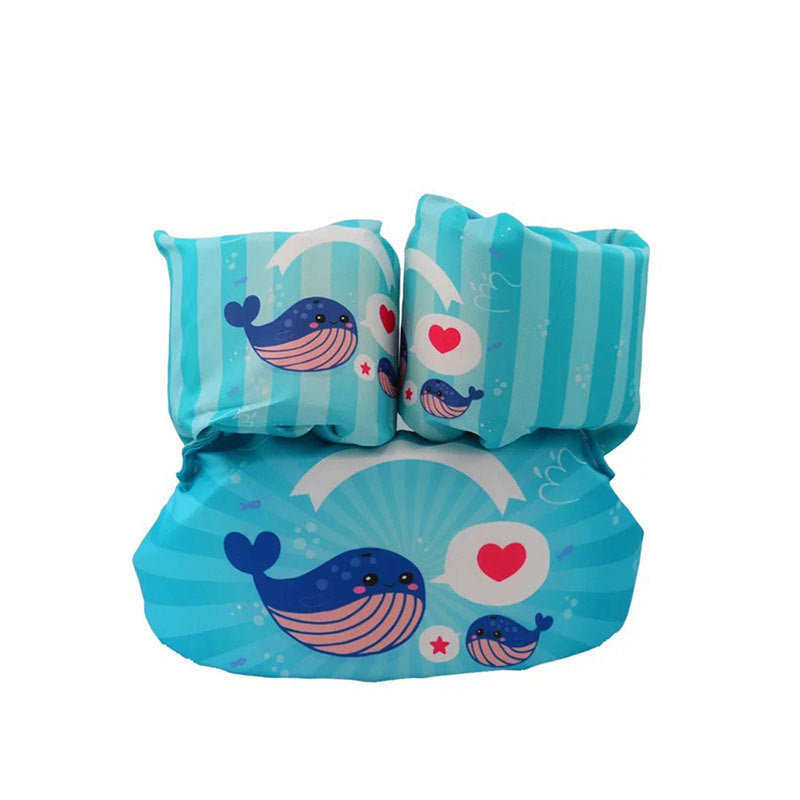 Damen Aufblasbare Schwimmhilfe mit farbigem Flamingo-Design Karnz