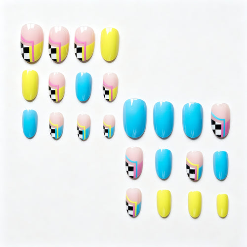 Kreatives abstraktes Nageldesign