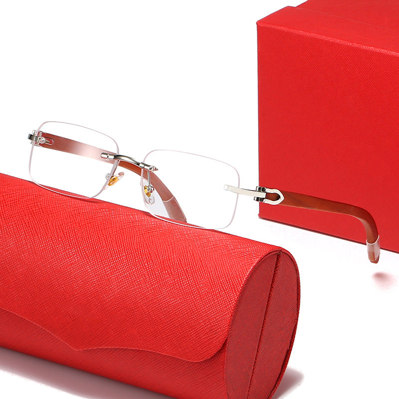 Damen elegante Rechteck-Sonnenbrille mit hochwertigem Metallrahmen und polarisierenden Gläsern Karnz