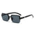 Damen modische quadratische Sonnenbrille mit innovativem Rahmen Karnz
