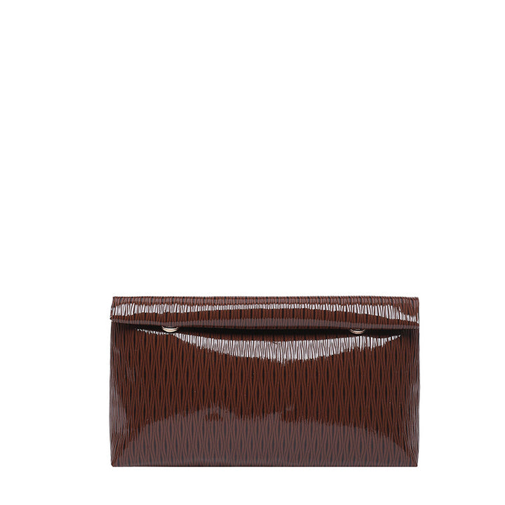 WoGlossy Texturiert Clutch Geldbörse Karnz