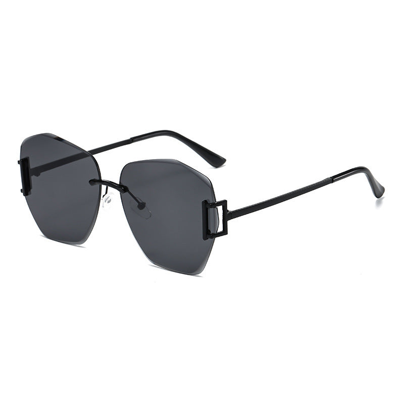 Damen futuristische Quadrat-Sonnenbrille Karnz