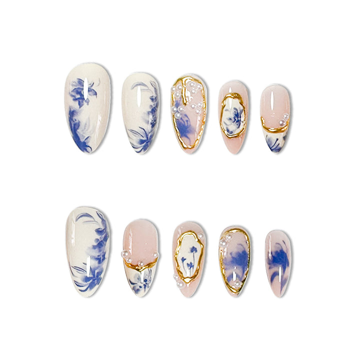 Blumendesign Acryl-Nagelverlängerungen Karnz