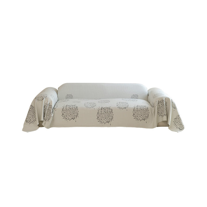 Anpassbarer Sofabezug und Möbelüberwurf aus Baumwoll‑Leinen mit Jacquard‑Struktur Karnz